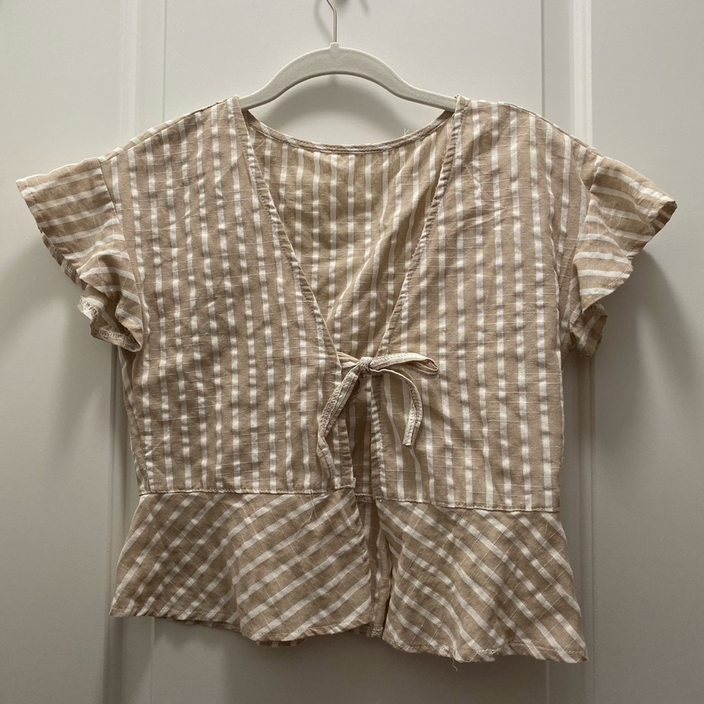 Tie Front Top